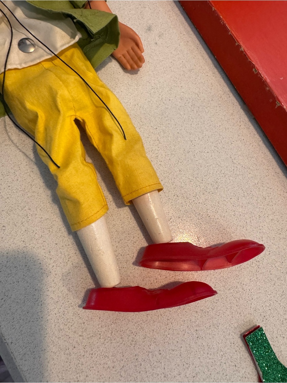 Vintage Hazelle Inc. Tyrolean Boy Marionette – Airplane Control Puppet - Picture 8 of 14
